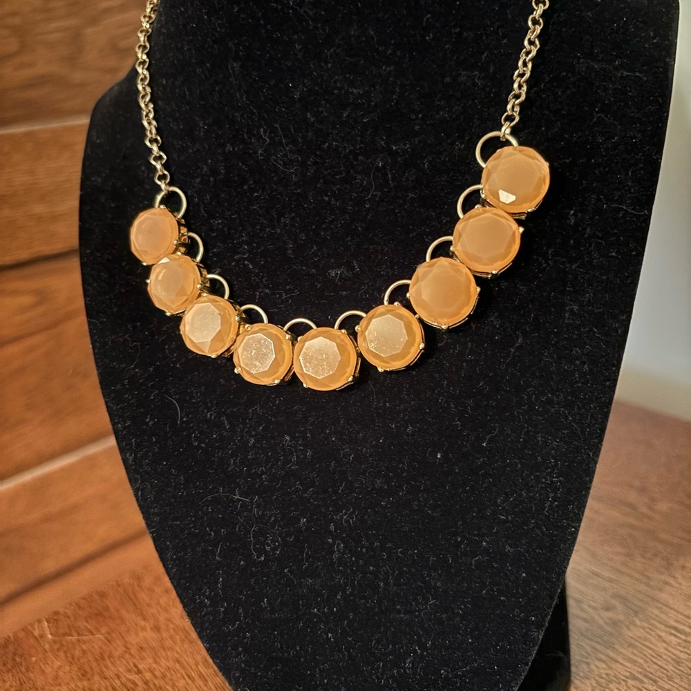 Necklace gold tone hardware